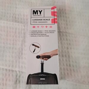My Tagalongs Digital Luggage Scale Brown Travel Accessory New in Box